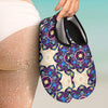 lotus Boho Pattern Print Design LO08 Aqua Water Shoes