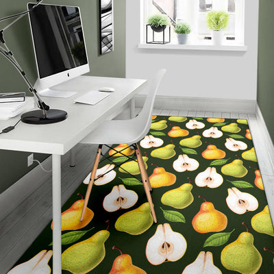 Pear Pattern Print Design PE06 Area Rugs