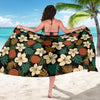 Hawaiian Themed Pattern Print Design H08 Sarong Pareo Wrap