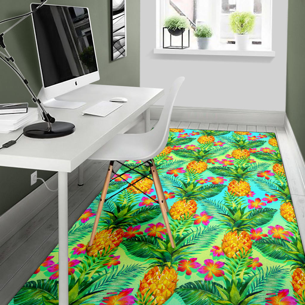 Pineapple Pattern Print Design PP010 Area Rugs