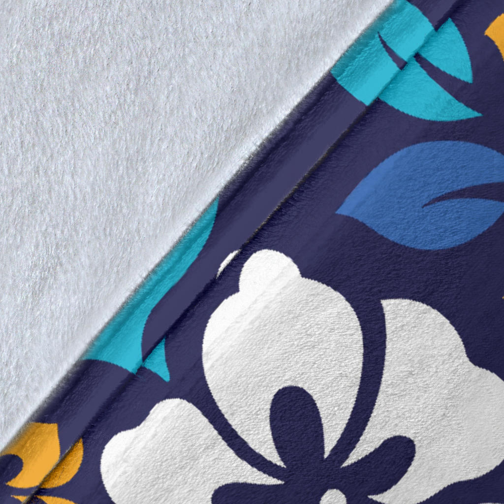 Hibiscus Pattern Print Design HB030 Fleece Blanket