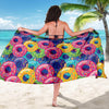 Donut Pattern Print Design DN010 Sarong Pareo Wrap