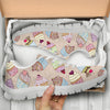 Cupcake Pattern Print Design CP06 Sneakers White Bottom Shoes