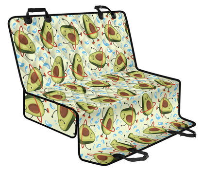 Avocado Pattern Print Design AC02 Rear Dog  Seat Cover