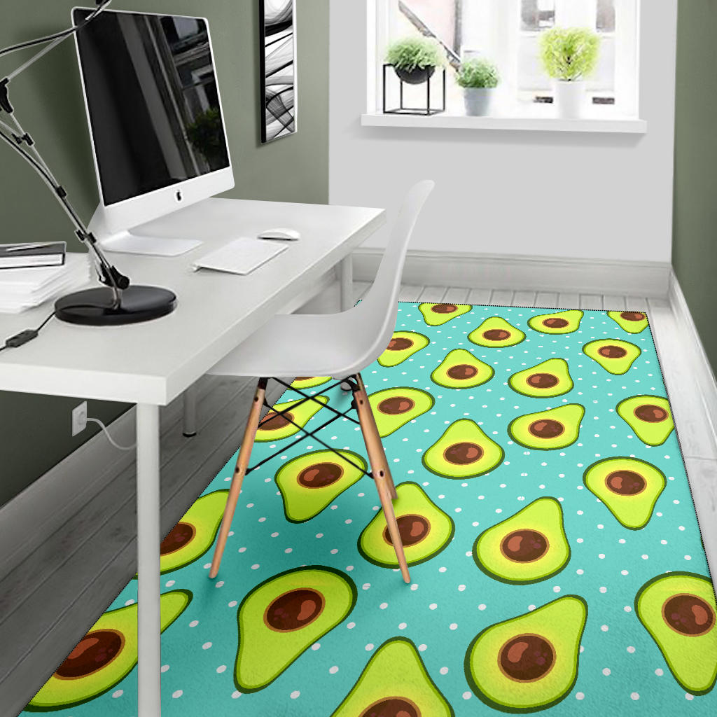 Avocado Pattern Print Design AC012 Area Rugs