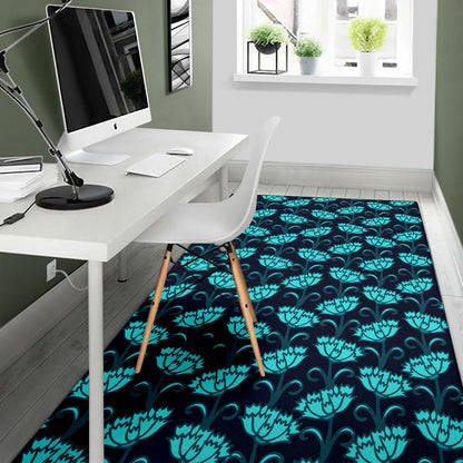 Carnations Pattern Print Design CN06 Area Rugs