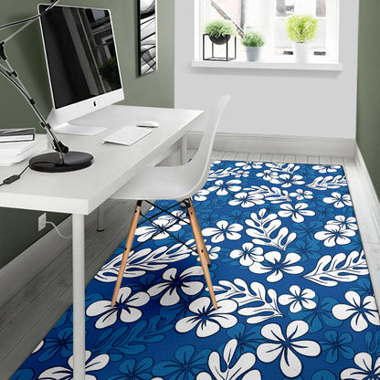 Plumeria Pattern Print Design PM015 Area Rugs