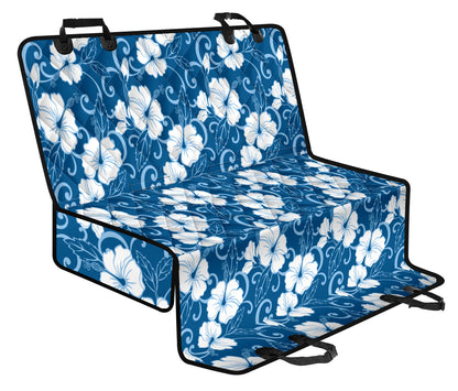 Hibiscus Pattern Print Design HB03 Rear Dog  Seat Cover