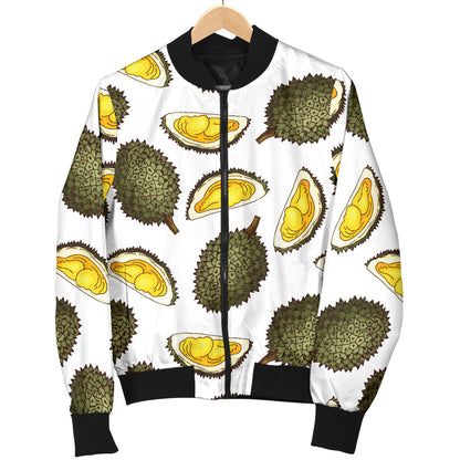 Durian Pattern Print Design DR03 Men Bomber Jacket