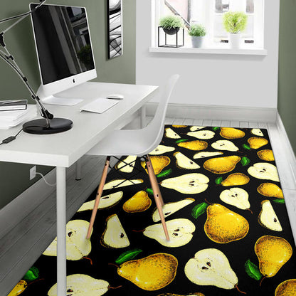 Pear Pattern Print Design PE01 Area Rugs