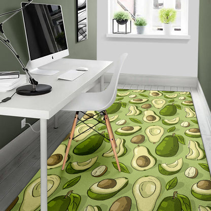 Avocado Pattern Print Design AC03 Area Rugs