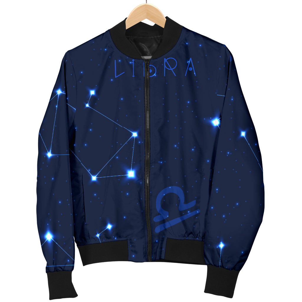 Libra Pattern Print Design 04 Women's Bomber Jacket