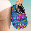 lotus Boho Pattern Print Design LO010 Aqua Water Shoes