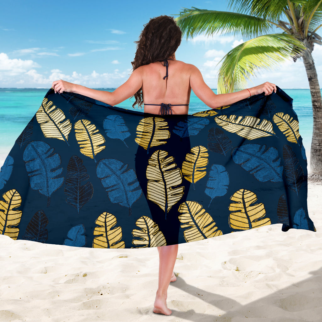 Banana Leaf Pattern Print Design BL09 Sarong Pareo Wrap