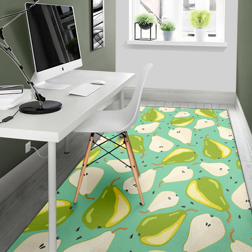 Pear Pattern Print Design PE04 Area Rugs