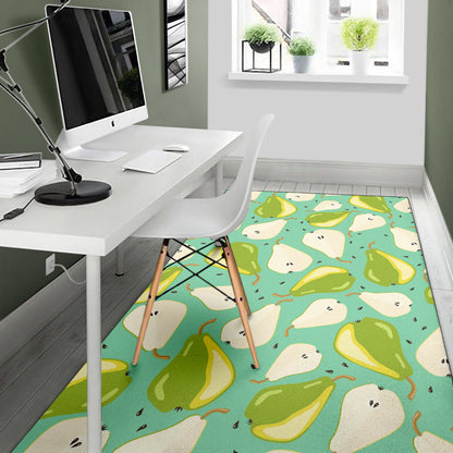 Pear Pattern Print Design PE04 Area Rugs