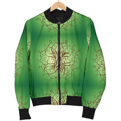 Celtic Pattern Print Design 05 Women's Bomber Jacket