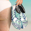 Pattern Tropical Palm Leaves Aqua Water Shoes