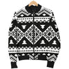 Aztec Pattern Print Design 08 Women's Bomber Jacket