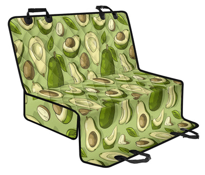 Avocado Pattern Print Design AC03 Rear Dog  Seat Cover