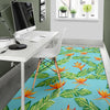 Bird Of Paradise Pattern Print Design BOP04 Area Rugs