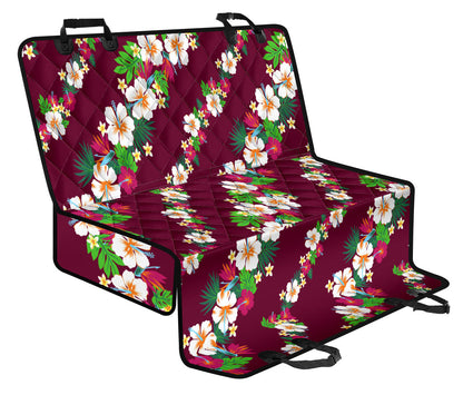 Hawaiian Themed Pattern Print Design H06 Rear Dog  Seat Cover