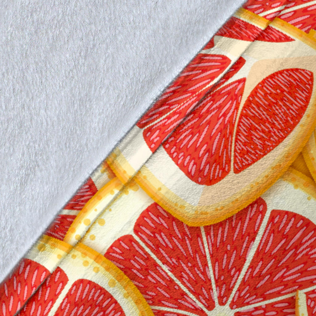 Grapefruit Pattern Print Design GF02 Fleece Blanket