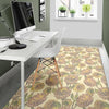 Dahlia Pattern Print Design DH09 Area Rugs