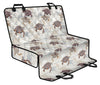 Sea Turtle Pattern Print Design T07 Rear Dog  Seat Cover