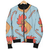 Rooster Pattern Print Design A05 Women's Bomber Jacket