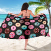 Donut Pattern Print Design DN02 Sarong Pareo Wrap