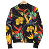 Bird Of Paradise Pattern Print Design BOP016 Men Bomber Jacket