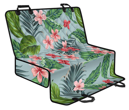 Plumeria Pattern Print Design PM027 Rear Dog  Seat Cover