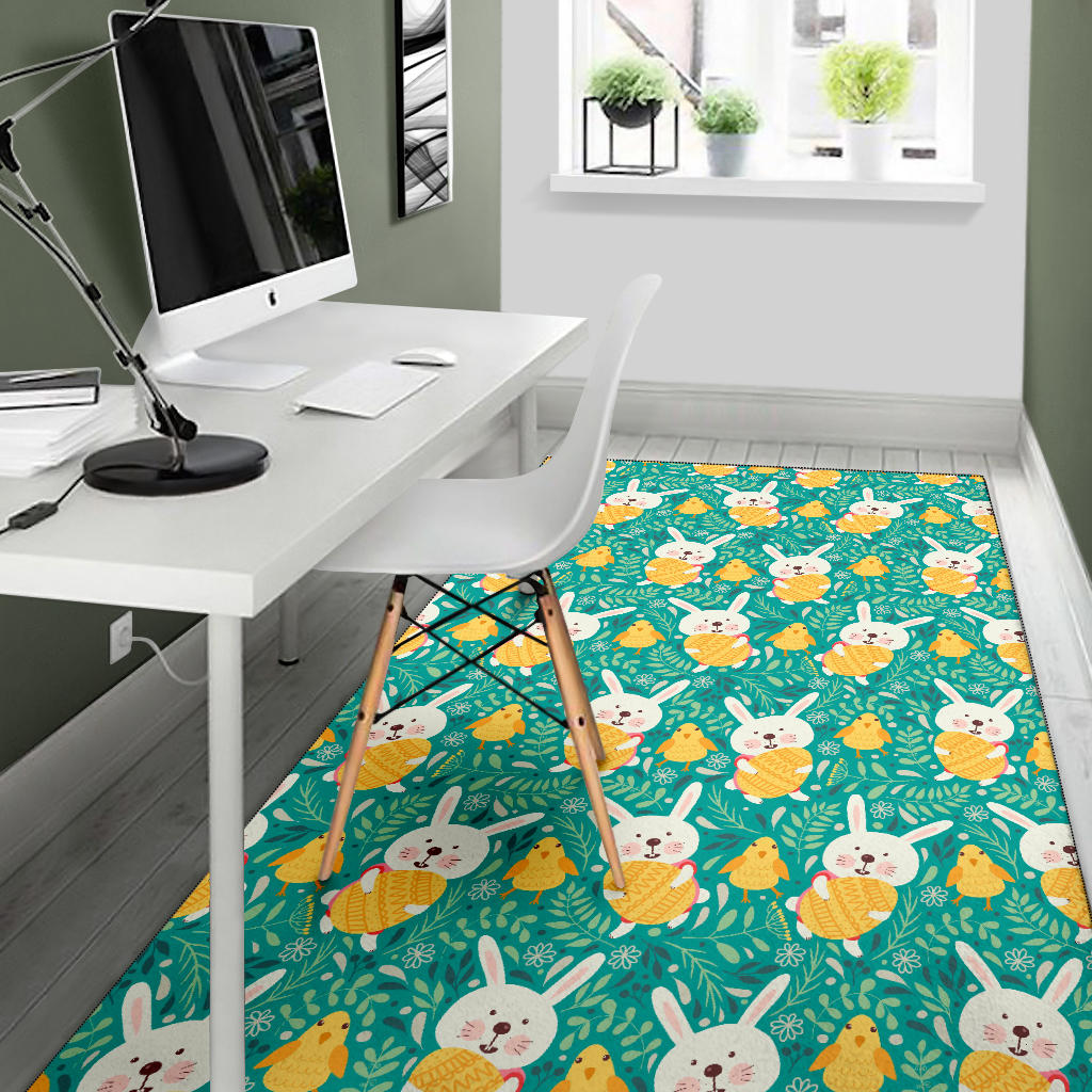 Easter Eggs Pattern Print Design RB02 Area Rugs