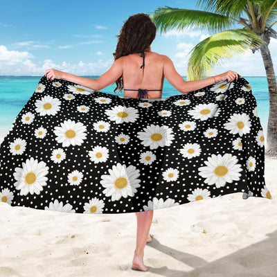 Daisy Pattern Print Design DS02 Sarong Pareo Wrap