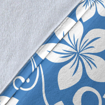 Hibiscus Pattern Print Design HB09 Fleece Blanket