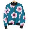 Cherry Blossom Pattern Print Design CB08 Women Bomber Jacket