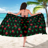 Cranberry Pattern Print Design CB01 Sarong Pareo Wrap