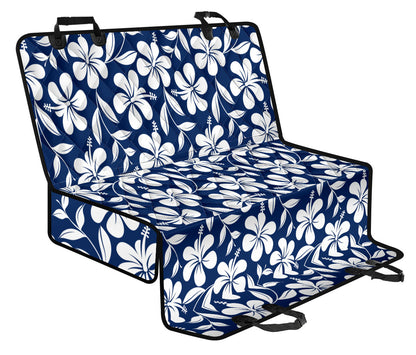 Hibiscus Pattern Print Design HB031 Rear Dog  Seat Cover