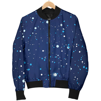 Night sky Pattern Print Design A03 Women's Bomber Jacket
