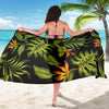 Bird Of Paradise Pattern Print Design BOP013 Sarong Pareo Wrap