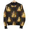 Buddha Pattern Print Design 02 Women's Bomber Jacket