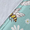 Bee Pattern Print Design BEE010 Fleece Blanket