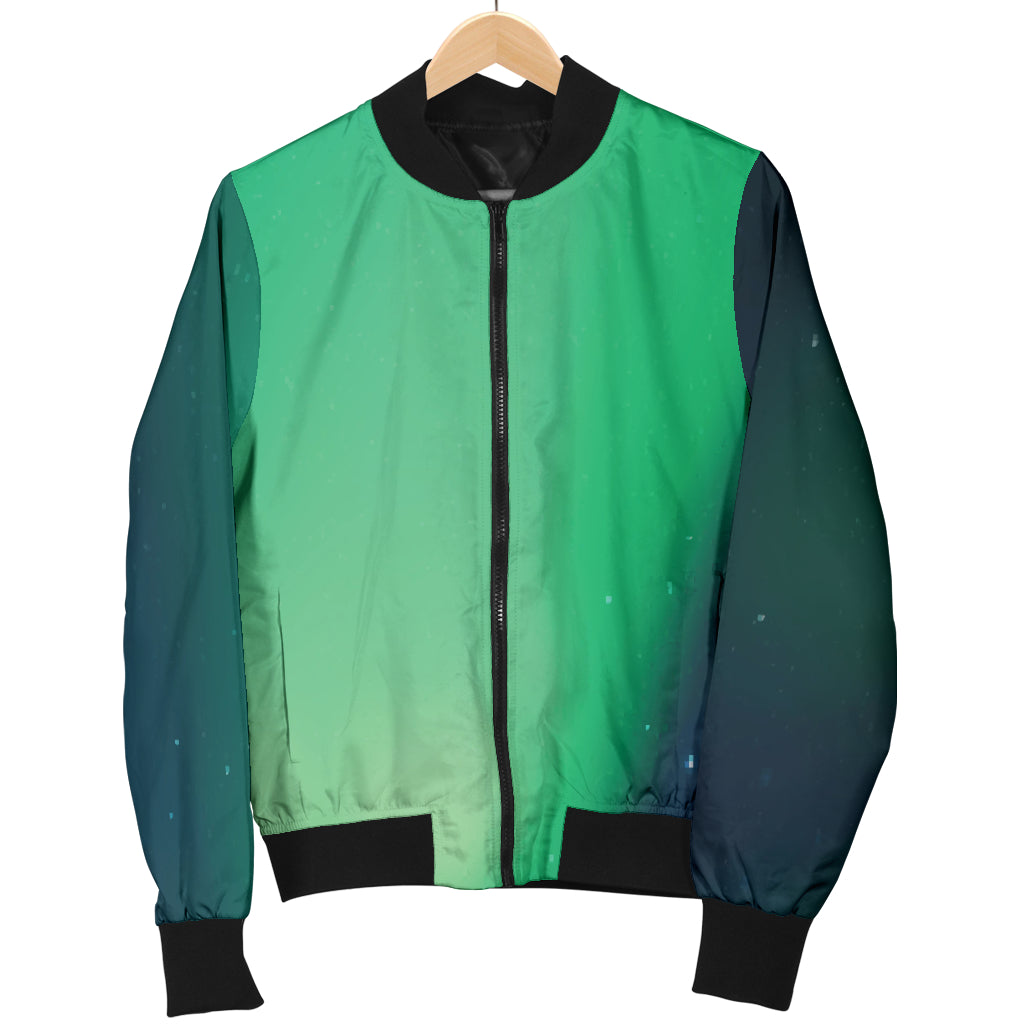 Aurora Borealis Pattern Print Design 04 Women's Bomber Jacket