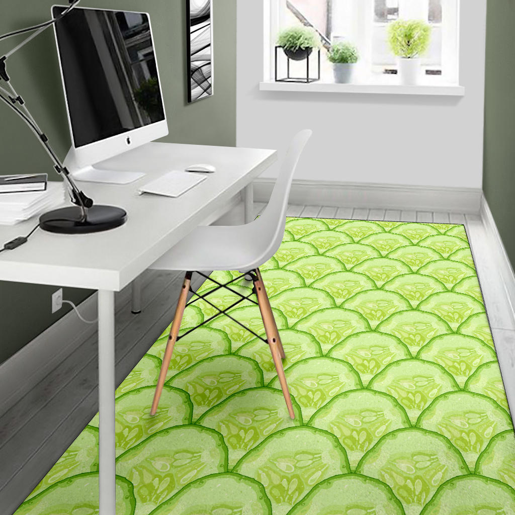 Cucumber Pattern Print Design CC04 Area Rugs