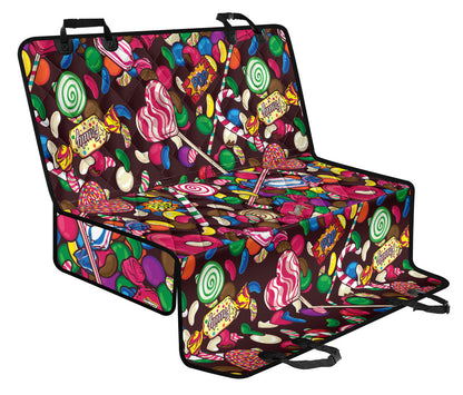 Candy Pattern Print Design CA02 Rear Dog  Seat Cover