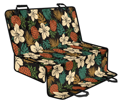 Hawaiian Themed Pattern Print Design H08 Rear Dog  Seat Cover