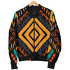 Kente Pattern Print Design 05 Women's Bomber Jacket