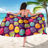 Easter Eggs Pattern Print Design RB04 Sarong Pareo Wrap