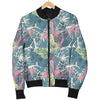 Butterfly Pattern Print Design 01 Women's Bomber Jacket